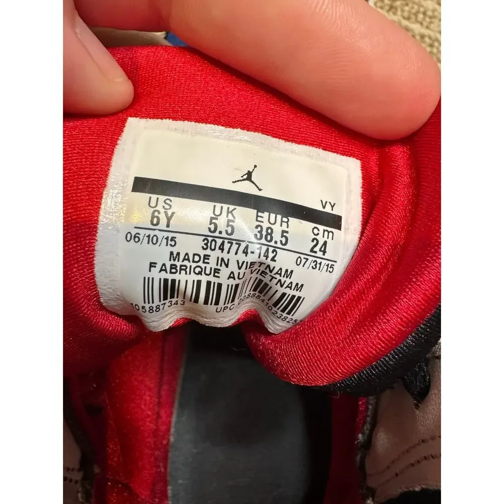 Air Jordan 7 Retro‎ GS Youth Basketball Shoes Size 6Y White Multi Color - Picture 3 of 7